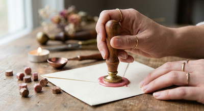 Pressing your first wax seal